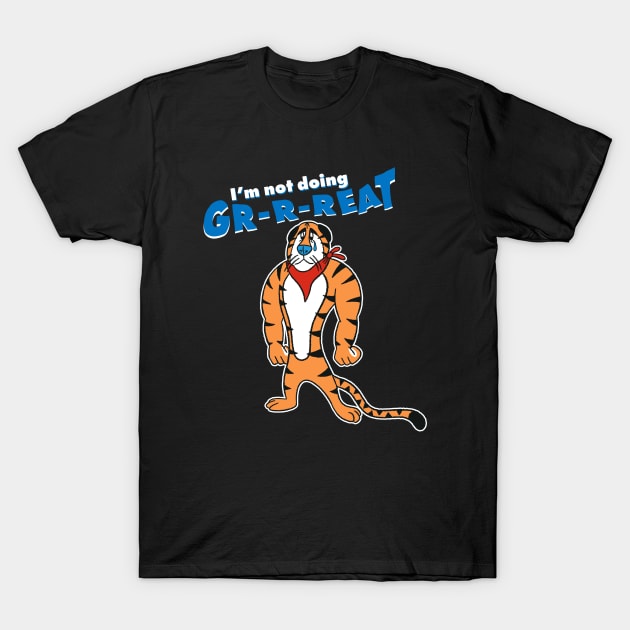 Tony isn't feeling "The Tiger" lately T-Shirt by Bob Rose